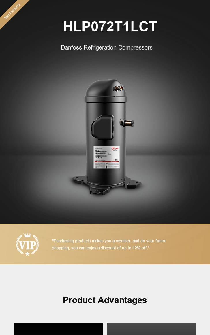 Danfoss Compressor HLP072T1LCT, technical parameters pdf, structure diagram